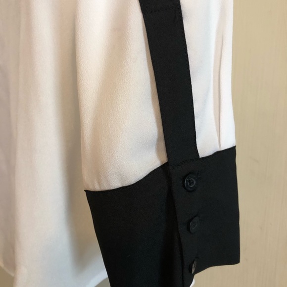 Calvin Klein Black and White blouse - Picture 6 of 7